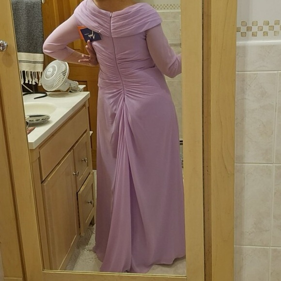 Jade by Jasmine Orchid Lavender Purple Mother of the Bride Designer Gown - Picture 4 of 6